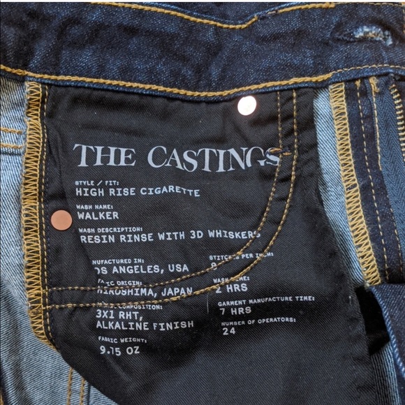 NWOT Aritzia High Rise Cigarette Jean - Picture 6 of 6